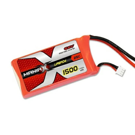 Pin LiFePO4 2S-6.6V 1500mAh 25C