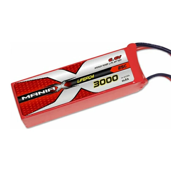 Pin LiFePO4 2S-6.6V 3000mAh 25C