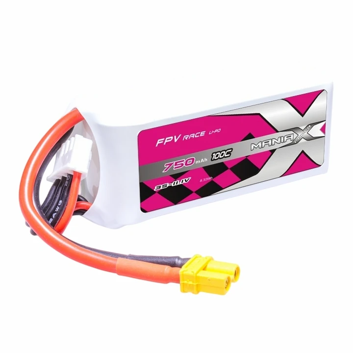 Pin Lipo đua xe 3S-11.1V 750mAh 100C FPV