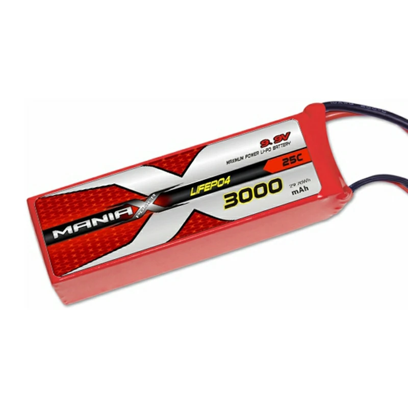 Pin LiFePO4 3S-9.9V 3000mAh 25C