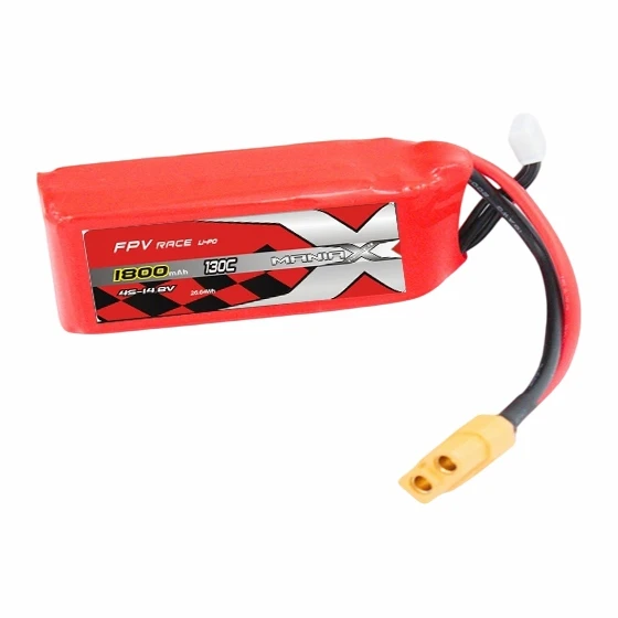 Pin Lipo đua xe 4S-14.8V 1800mAh 130C FPV
