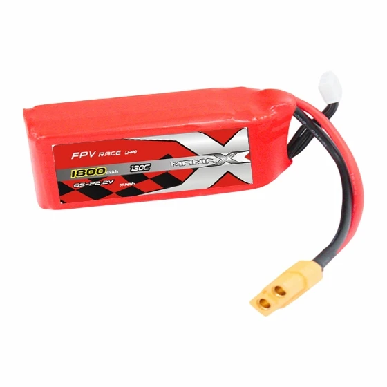 Pin Lipo đua xe 6S-22.2V 1800mAh 130C FPV