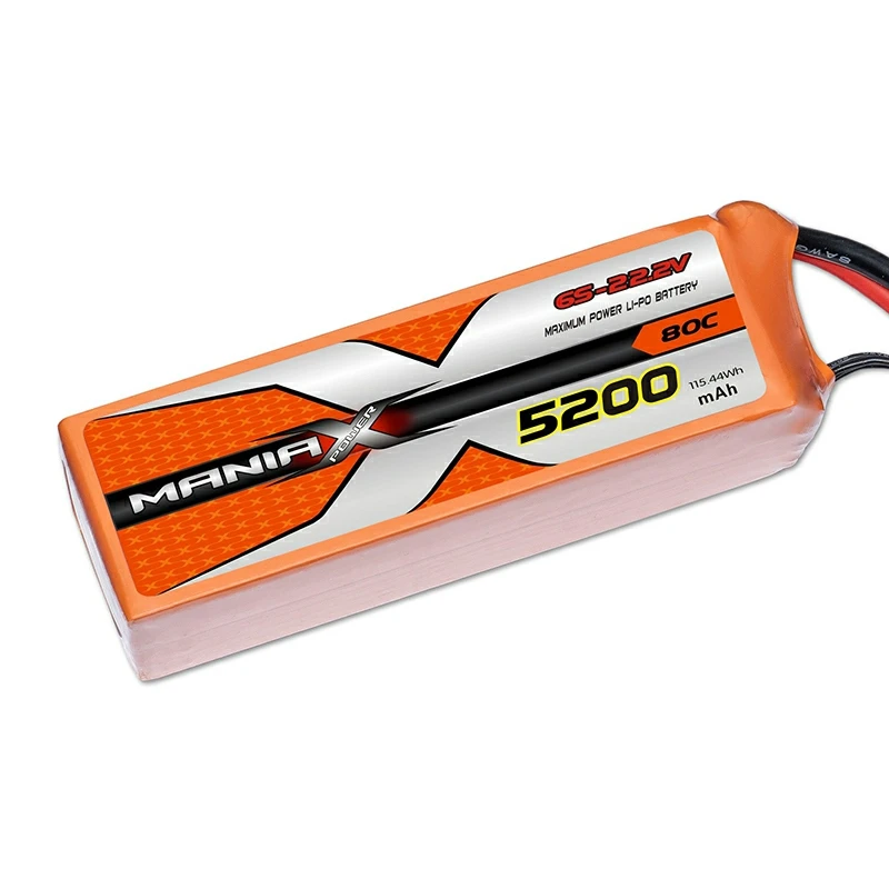 Pin Lipo 6S-22.2V 5200mAh 80C