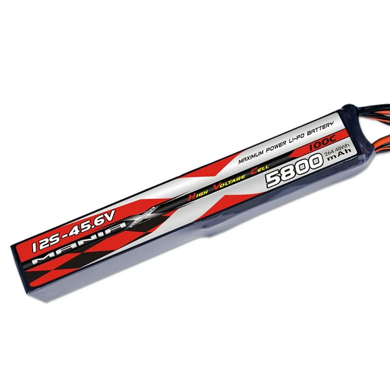 Pin Lipo ManiaX 12S-45,6V 5800mAh 100C