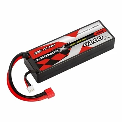 Pin xe đua hộp cứng 2S-7.4V 4200mAh 60C